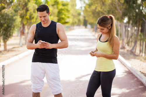 Social networking instead of exercising