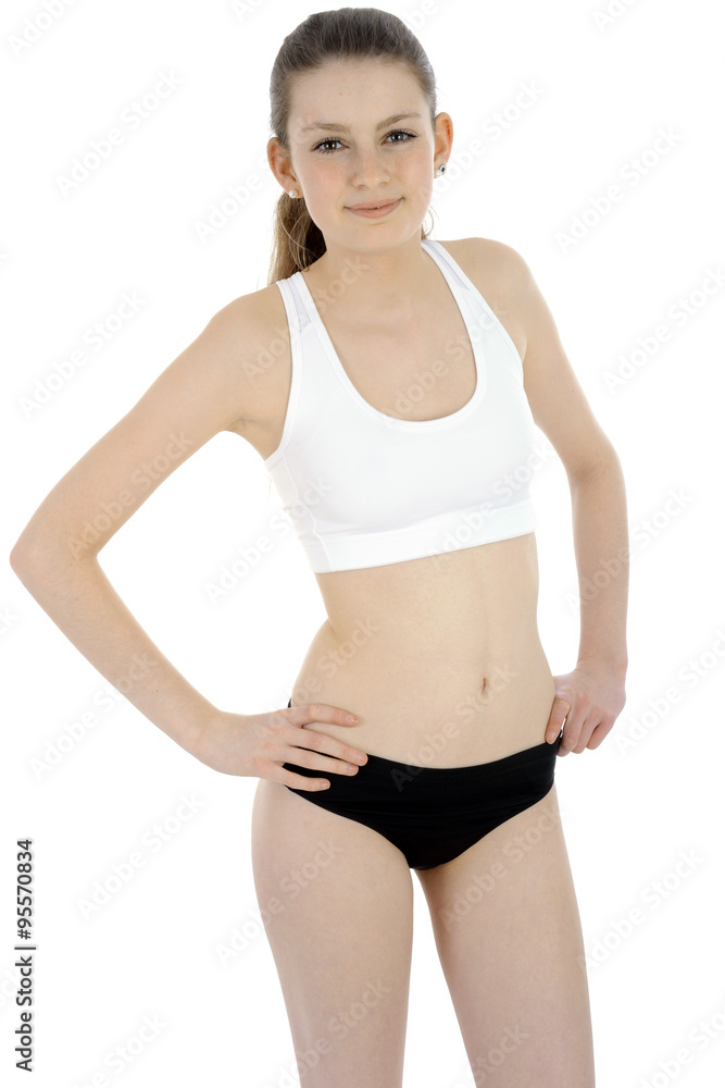 Teen in sports top and competition brief Teen in sports top and competition brief