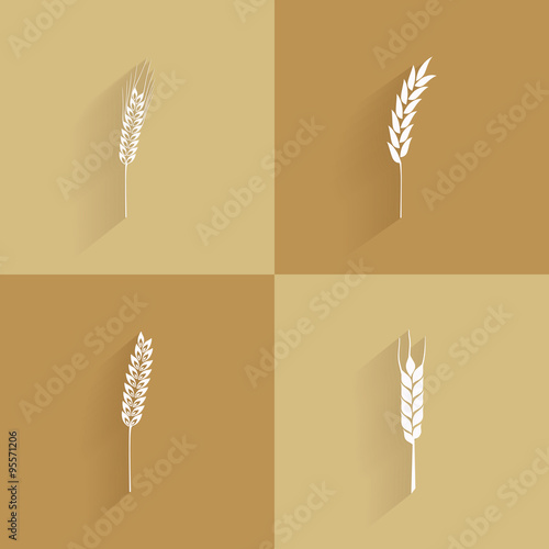 Delicious wheat icons