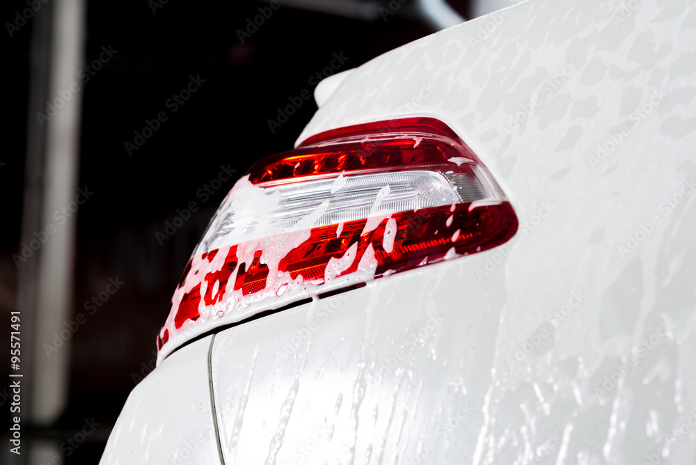Fototapeta premium Car wash series