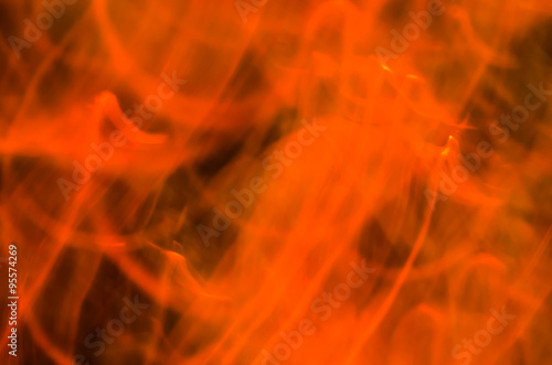 blurred fire background