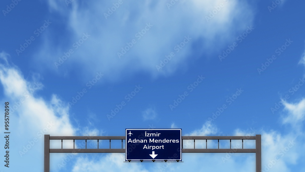 Passing under Izmir Turkey Airport Highway Sign
Passing under Izmir Turkey Airport Highway Sign