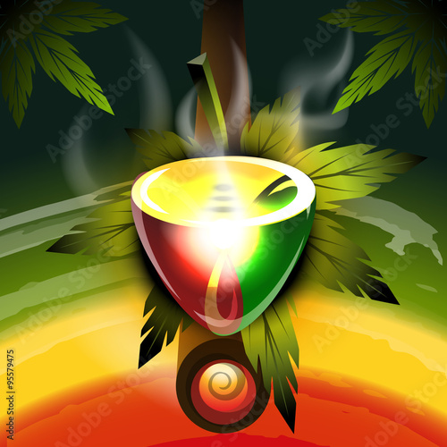 Rastafarian worldwide pipe