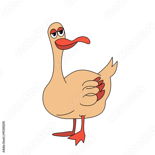 Funny goose