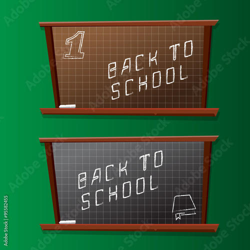 Back to school board background