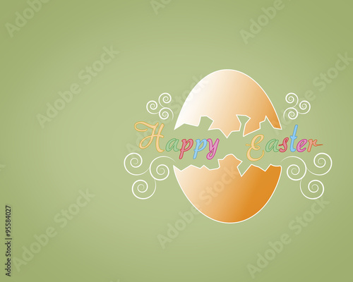 Happy easter greetings background card