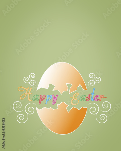Happy easter greetings background card