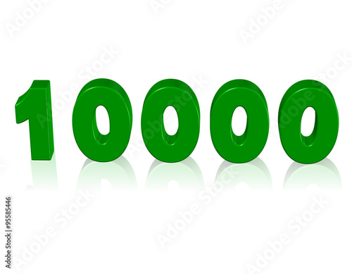 10000, on bin