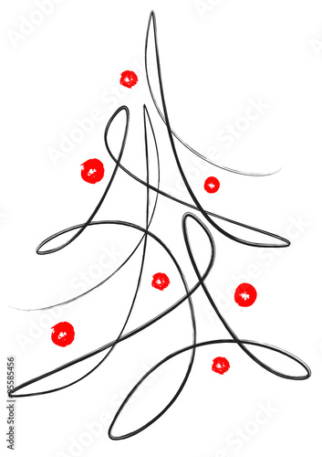 Stilisierter Weihnachtsbaum