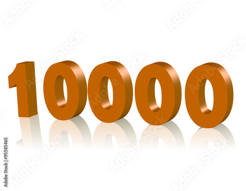 10000, on bin