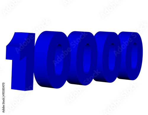 10000, on bin