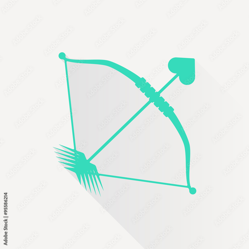 Vector amour arrow icon Vector amour arrow icon