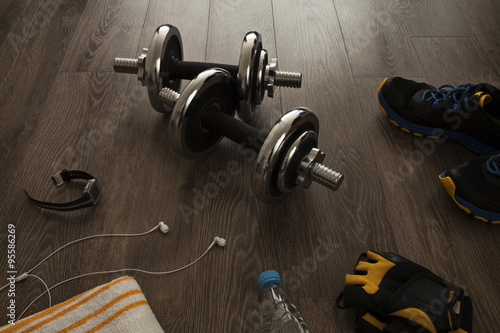 Fotografie equipment for fitness