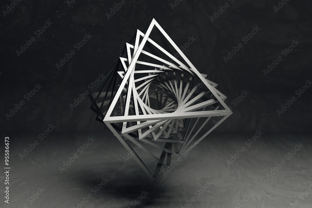 Geometrical art concept