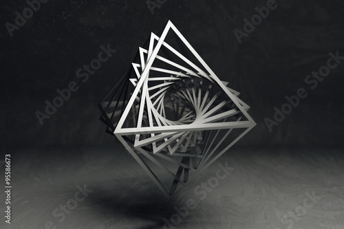 Obraz na płótnie Geometrical art concept w salonie