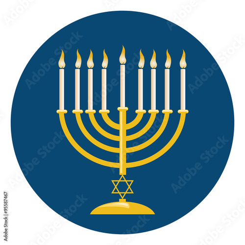 Menora For Hanukkah Celebration