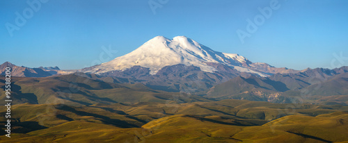 Panoram of Mount Elbrus