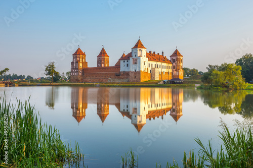 Medieval castle in Mir  Belarus