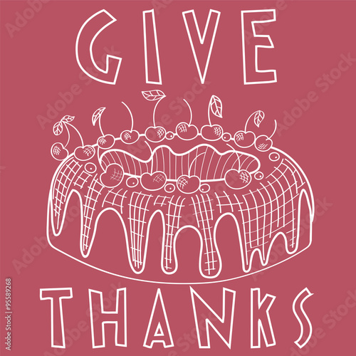Thanksgiving day & Cake
