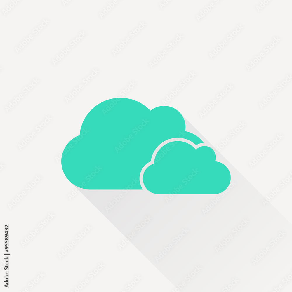 Vector clouds icon Vector clouds icon