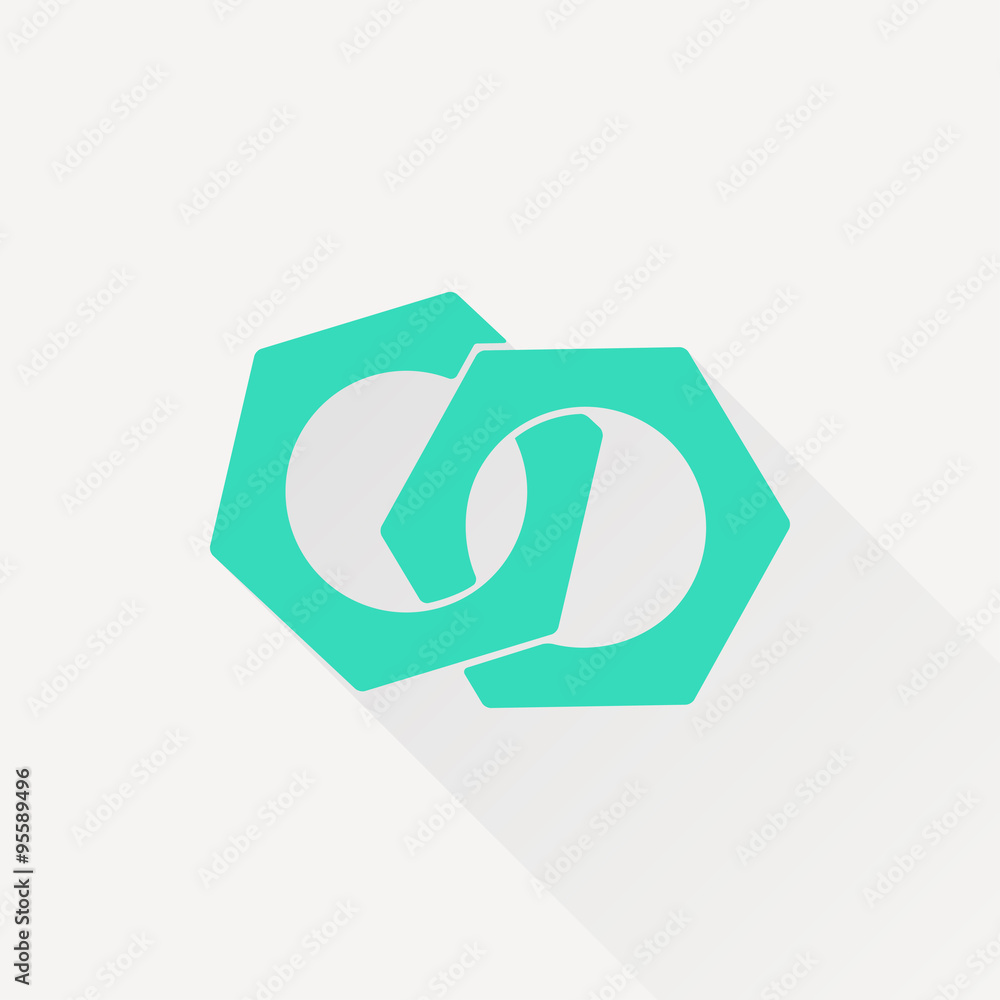 Obraz premium Vector nut icon