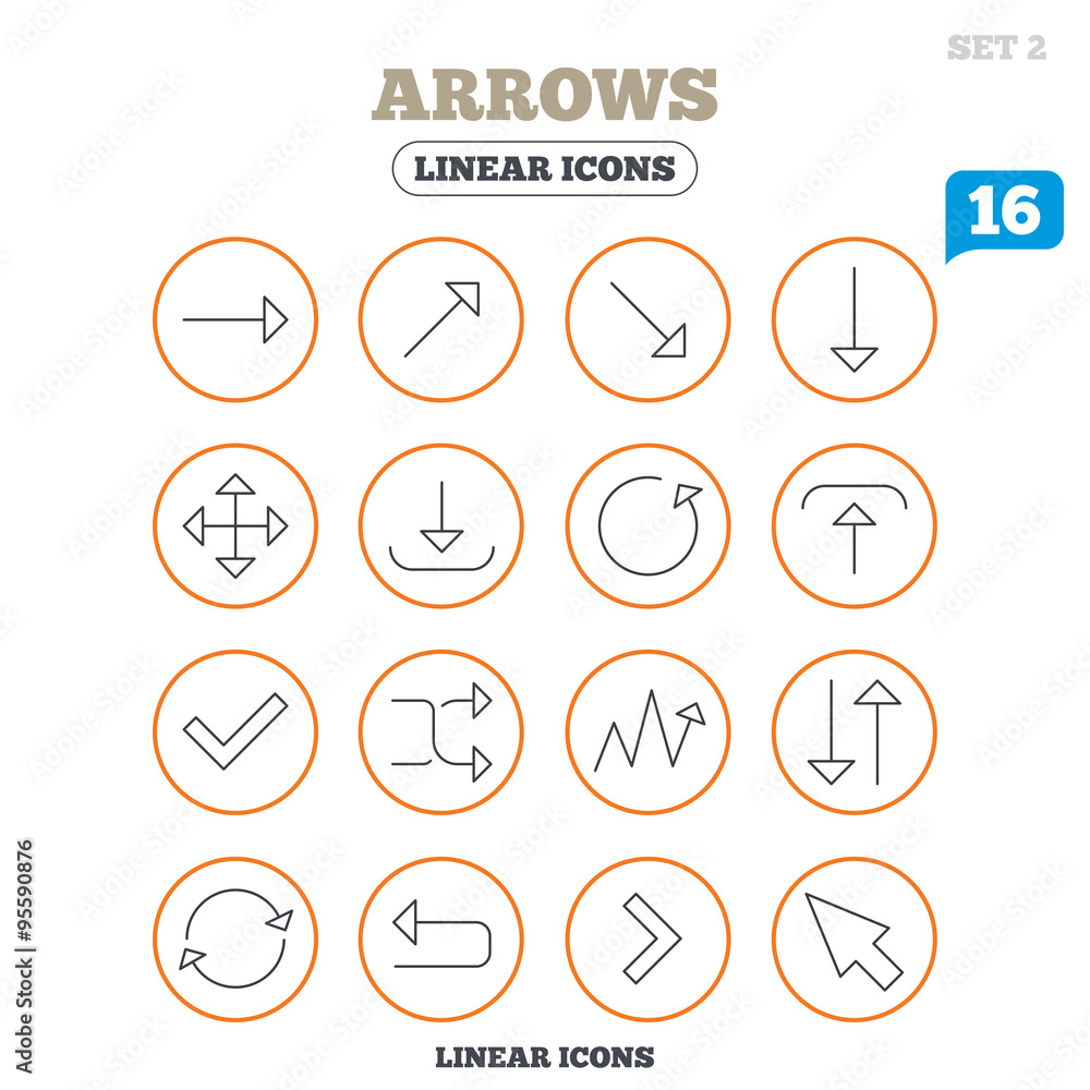 Arrow download, refresh and fullscreen symbols. Arrow download, refresh and fullscreen symbols.