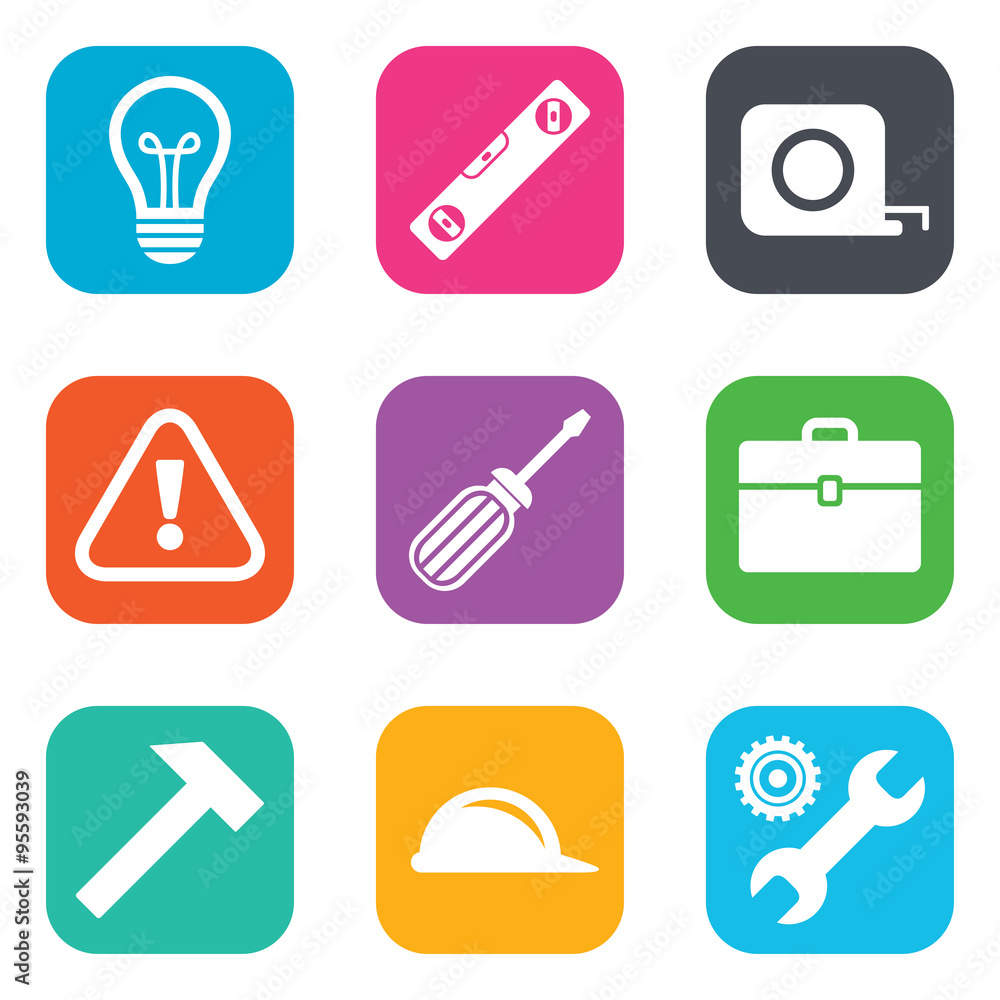 Repair, construction icons. Engineering signs. Repair, construction icons. Engineering signs.