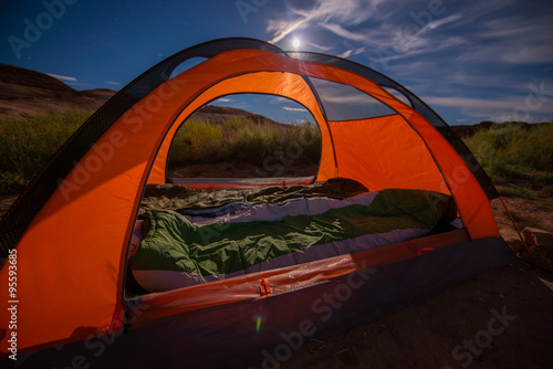 Wallpaper Mural Tent in the moonlight Torontodigital.ca