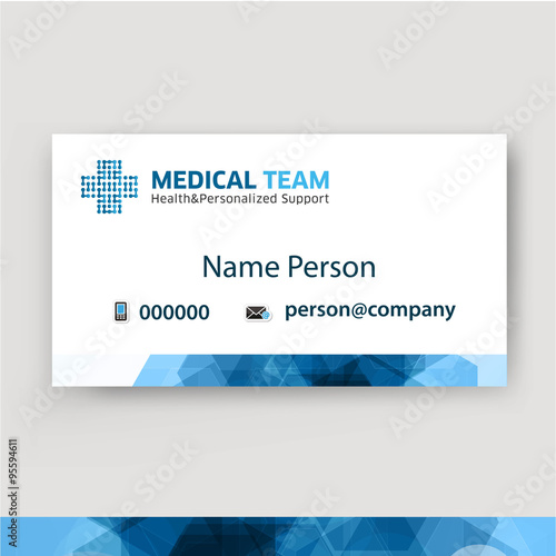 Medical card corporate identity