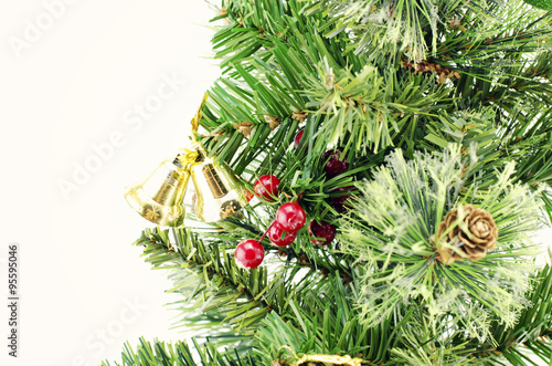 christmas tree isolated on white background