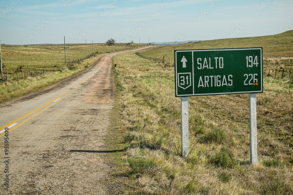 Uruguayan country road