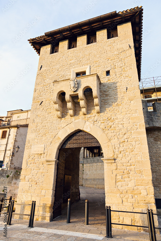 Old gate in San Marino