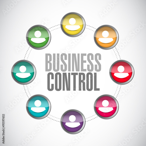 business control network sign concept