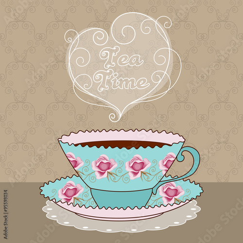 Tea time card