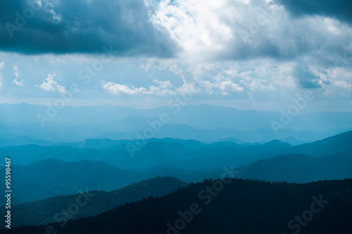 Fototapeta Naklejka Na Ścianę i Meble -  mountain and sky