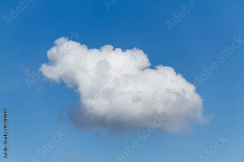 Cloudy blue sky background © phatpc