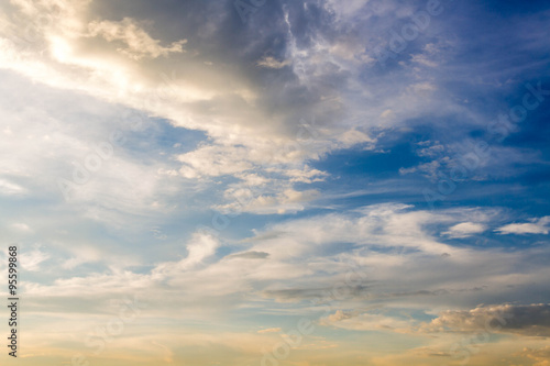 Fototapeta Naklejka Na Ścianę i Meble -  Beautiful of twilight sky