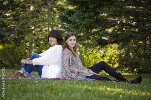 mother and daughter