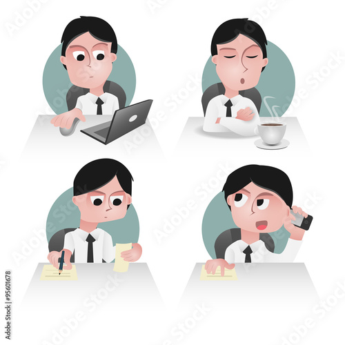 character of an office worker