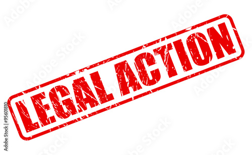 LEGAL ACTION red stamp text