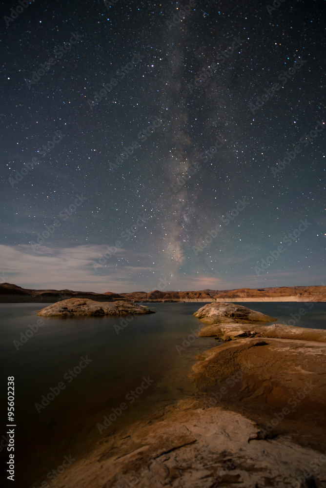 Milky Way  Lake Powell Utah