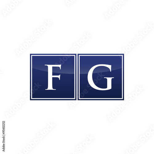 Letter Initial Logo FG