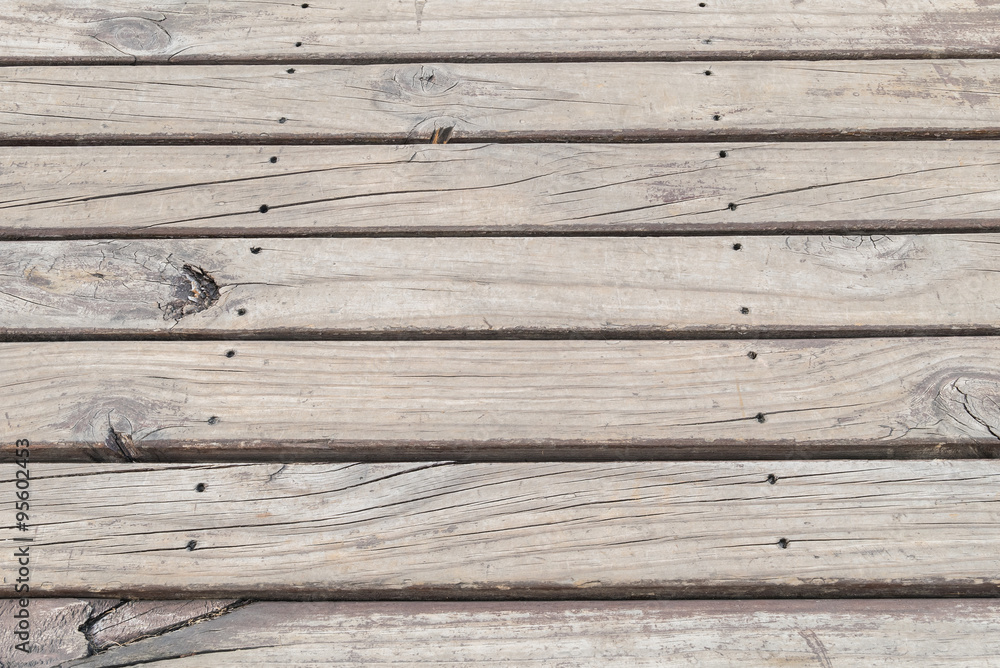 Closeup wood board at old bridge texture background Closeup wood board at old bridge texture background