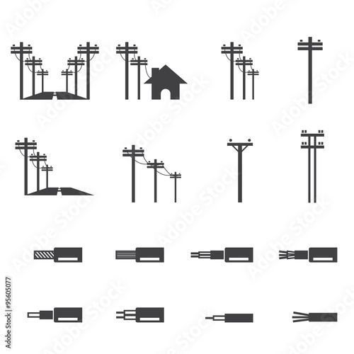  electricity post icon