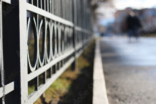 Street wrought fence