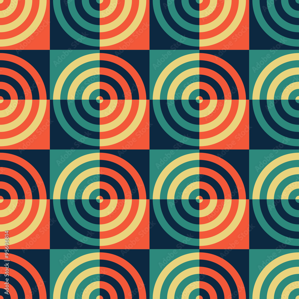 Seamless Square and Circle Pattern Seamless Square and Circle Pattern