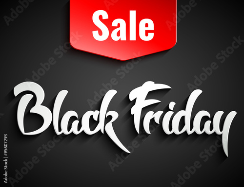 Black friday sale design template.
