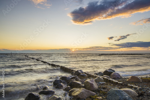 Zachód słońca nad Bałtykiem © Mike Mareen