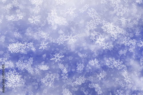 snowfall backgrounds of a cloudy cold weather © Mikhail Ulyannikov