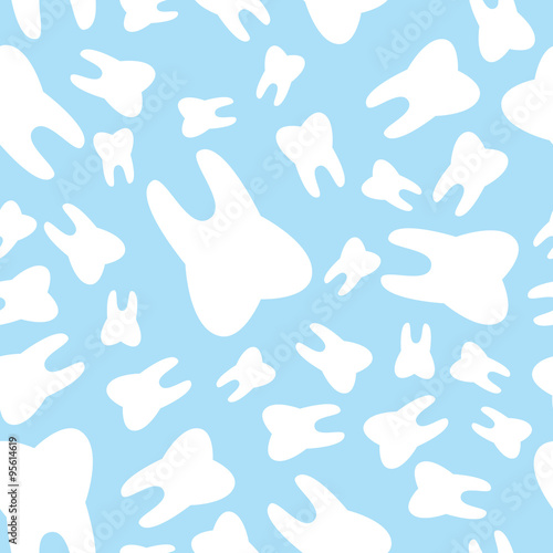 Seamless teeth pattern